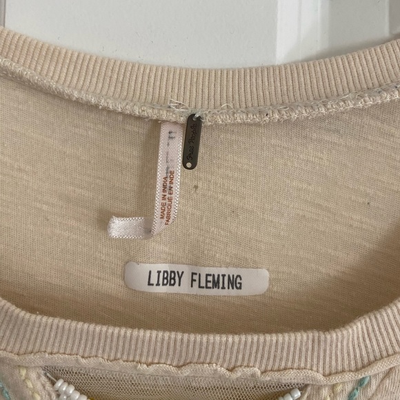 Free People Size XS Long Sleeve with Beaded Detail - Picture 4 of 6